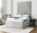 Roisin Sunrise Upholstered Bed Frame With Storage Options