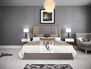 Harrow Golden Strip Line Bed | Bed Creed