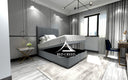 Emilia Striped Divan Ottoman Storage Bed - Bed Creed